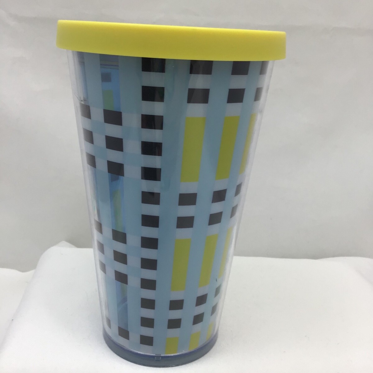 Starbucks Coffee Tumbler Yellow Blue Cup Cold Grande NEW 16 Oz 2018 | eBay