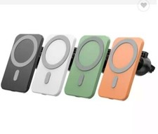 Magnetic Wireless Car Charger Auto Magnetic Phone Holder 15W