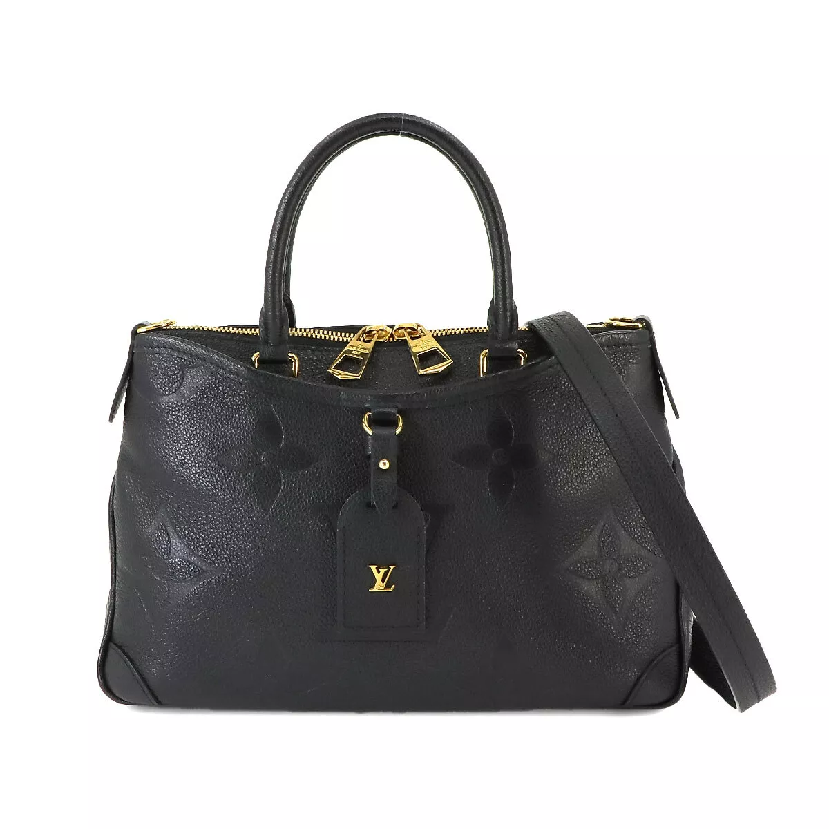 LOUIS VUITTON Monogram Empreinte Trianon PM 2way Hand Bag M46488 