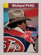 1993 Pro Set Finish Line NASCAR Racing Base #85 Richard Petty STP Pontiac
