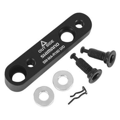 Shimano Adapter für Flat Mount Bremssattel auf Rennrad Flat Frame Mount hinten 160mm