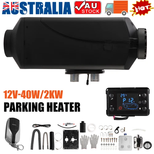 12V-2KW Diesel Air Heater Tank Remote Control Thermostat Caravan Motorhome RV OZ