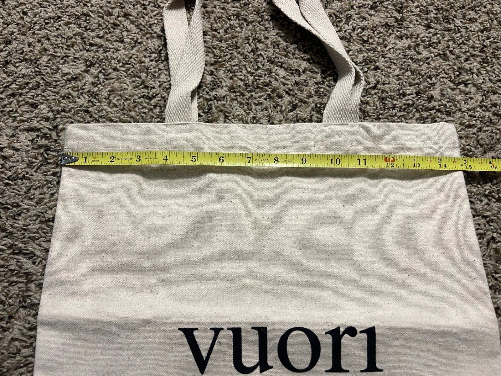 vuori tote bag canvas the rise the shine 