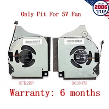 New CPU+GPU Fan for DELL INSPIRON G5-5590 G7-7590 5V (Not for 12V) G7-7790