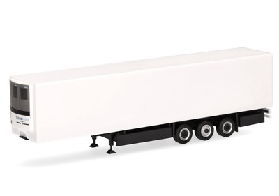 Herpa 077071 Krone E-Trailer Kühlkofferauflieger 3achs weiß 1:87