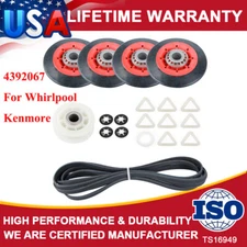 4392067 Dryer Repair Kit For Whirlpool Kenmore Maytag Inglis Admiral Compatible