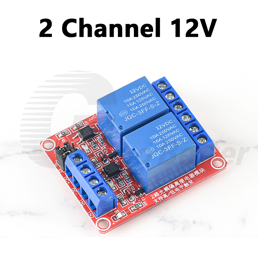 6 Channel Relay Module 5V 12V 24V High And Low Level Trigger Relay ...