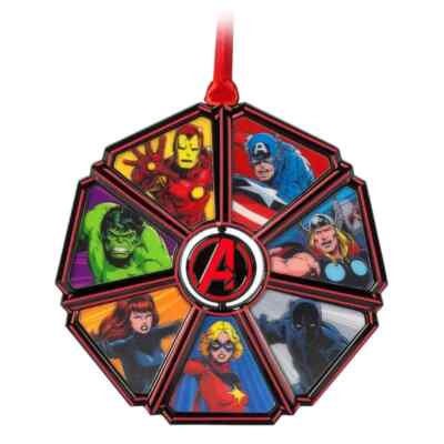 NIB 2023 Disney Parks Marvel Avengers 60th Anniversary Sketchbook Ornament