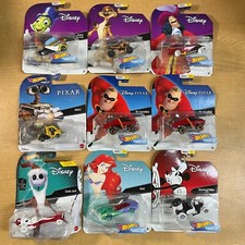 Hot Wheels Disney  Pixar Character Cars lot of 9 New damaged box 