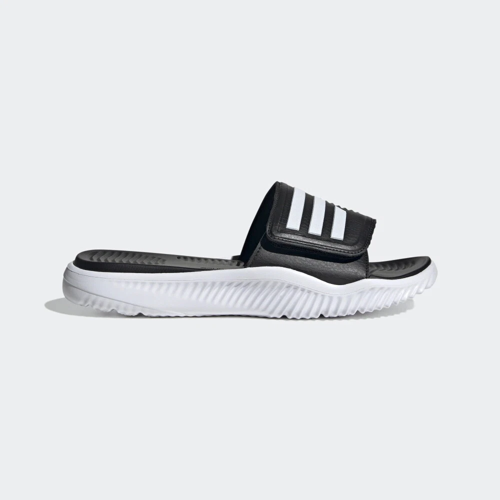 Nuova Adidas Uomo ALPHABOUNCE SLIDE 2.0 NERO BIANCO GY9415 US M 6 10 TAKSE