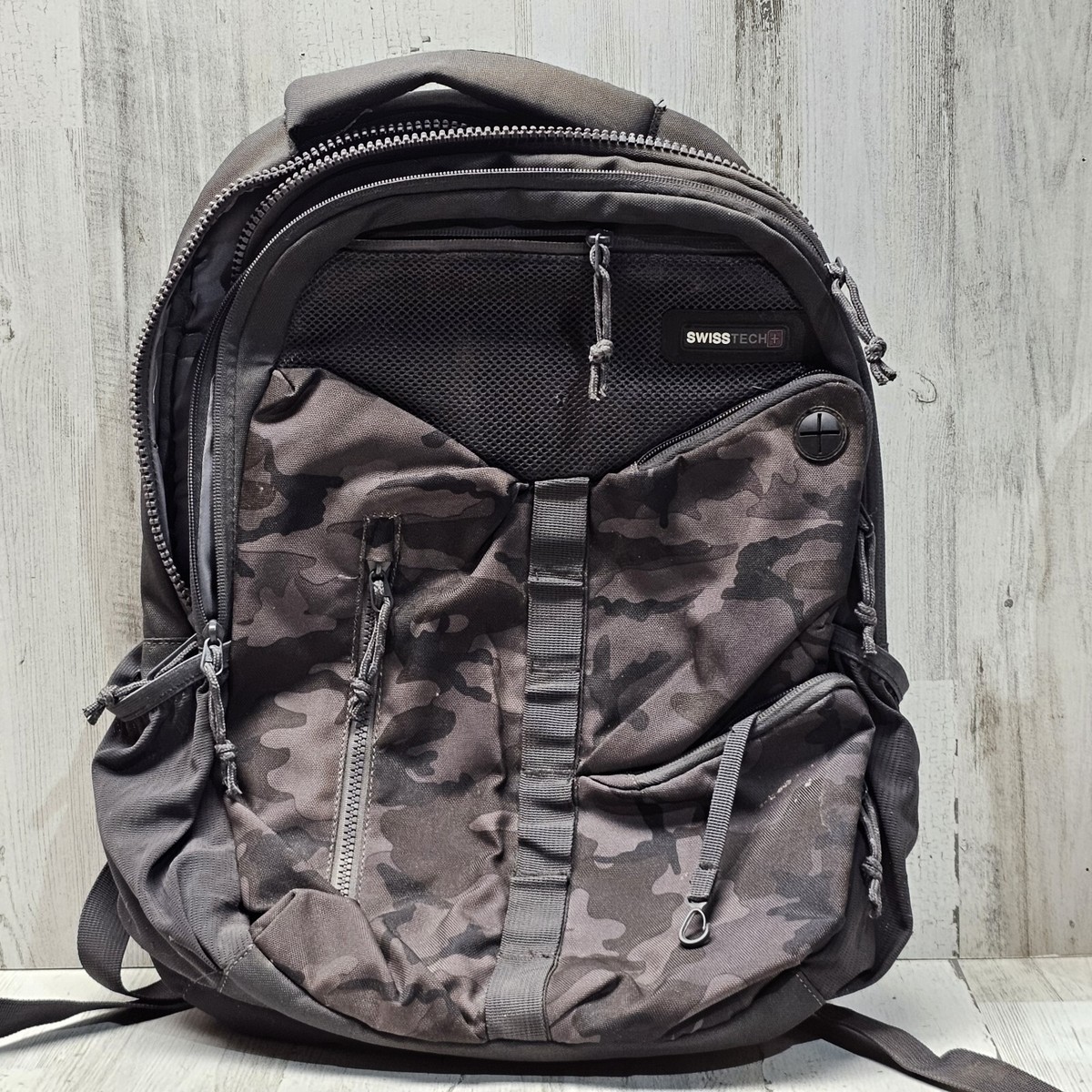 SwissTech Appenzell Backpack camo woodland gray Laptop & Tablet
