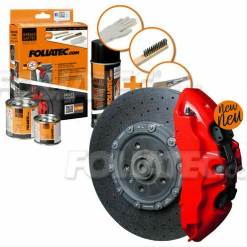 Peinture etrier rouge brillant Foliatec kit laque de frein auto pour Alfa Romeo Stelvio