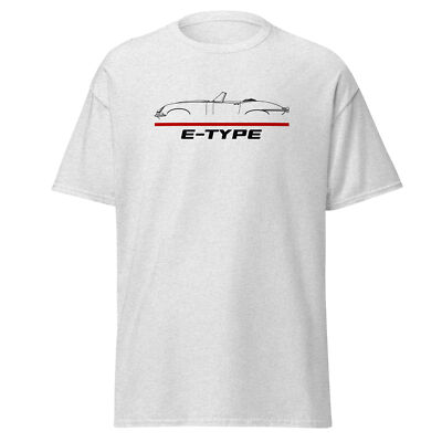 Premium T-Shirt For Jaguar E-Type Roadster Car Fans Birthday Gift Tee Shirt