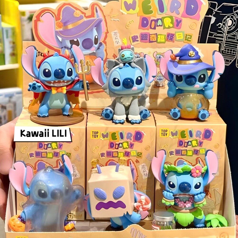Stitch Funny Diary Series Blind Box Confirmed Figure Hot Toys Kid