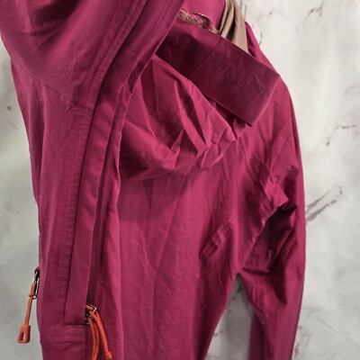 Patagonia Rain Jacket Womens XS Pink Shell Waterproof H2NO Pit