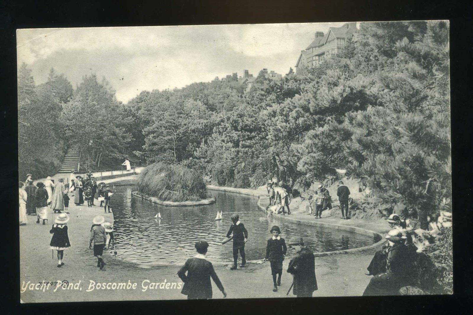 The Gardens Yacht Pond with Children & their boats eBay