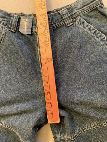 Vintage LEE Pipes Jean Shorts Dead Stock Size Boys XL 16. JNCO Style Cargo - Picture 10 of 10
