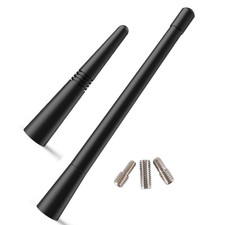 ✅ AUTO Antenne Gummi Kurzstab FM DAB Antennenfuss Antenne Stab ✅ 2ER SPARSET ✅