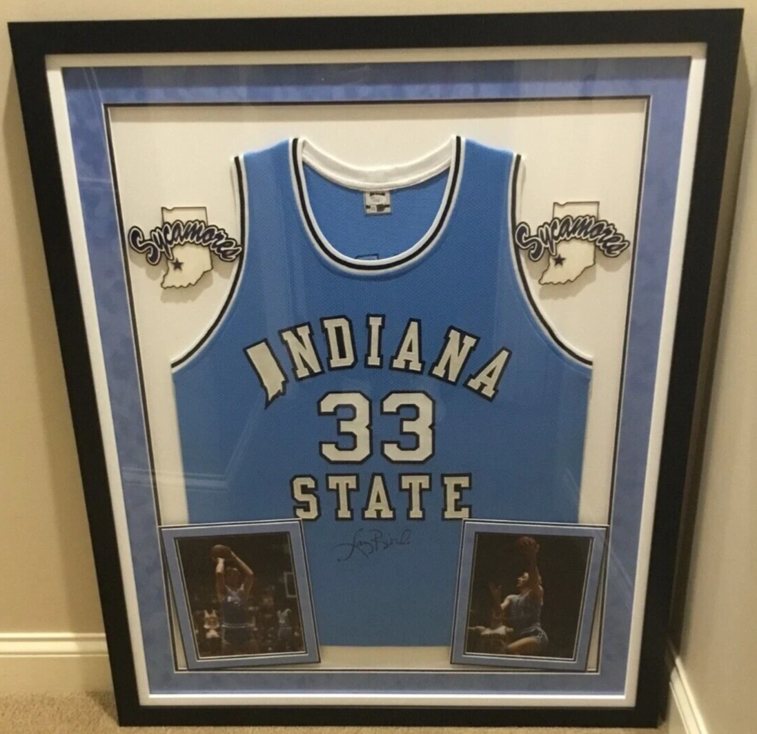 Larry Bird Autographed Signed Indiana State Sycamores Framed 