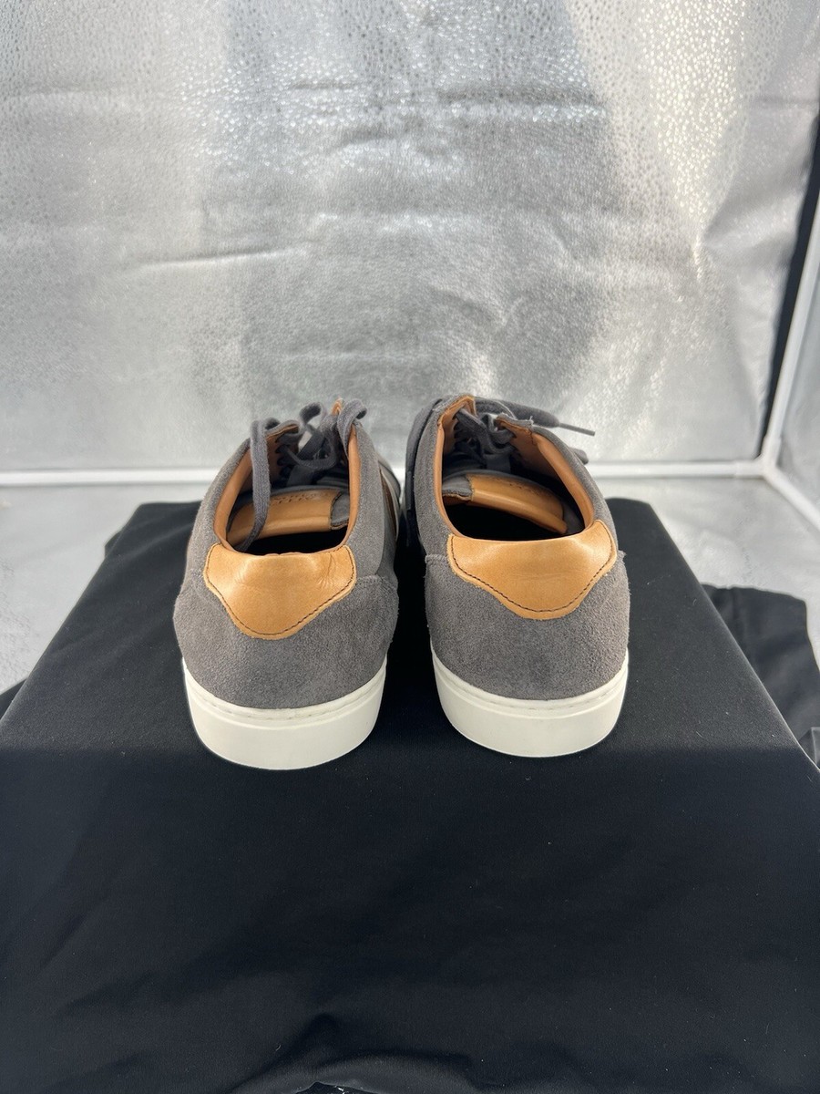 Allen Edmonds Men’s Courtside Signature Suede Sneakers Size 10.5 E Grey Vintage Allen Edmonds  main image 4