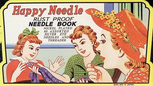 Diario basura de costura libro Happy Needle de colección - Imagen 3 de 3