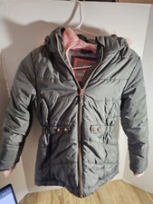 Girls Puffer Jacket Free Country Size 7/8 with hood .