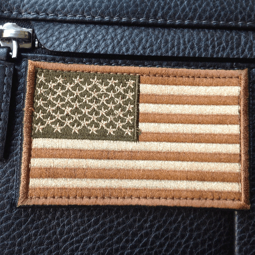 EE. UU. PARCHES BORDADOS BANDERA EE. UU. INSIGNIA EJÉRCITO CICLISTA PARCHE DE BUCLE DE GANCHO - Imagen 3 de 6