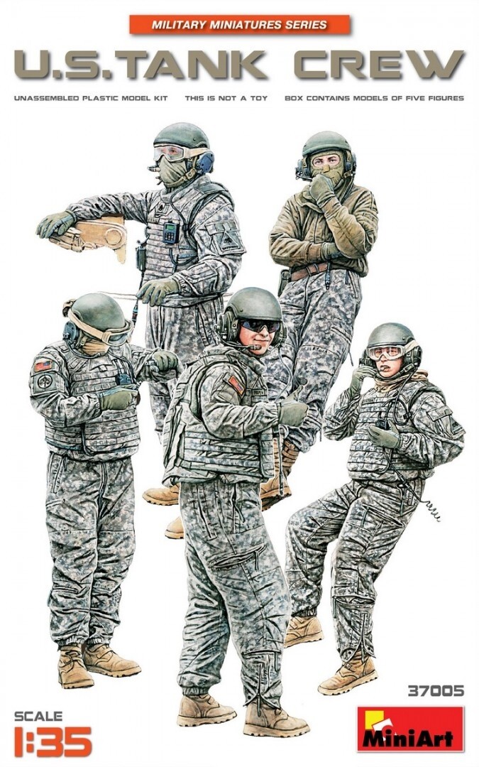 MINIART 37005 1:35 U.S. Tank Crew - 5 figures