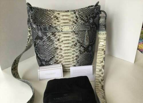 NANCY GONZALEZ PYTHON MESSENGER CROSSBODY BAG MRS… - image 1