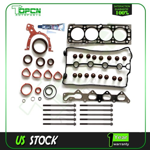 Head Gasket Set w/ Bolts Fits 20042005 CHEVROLET AVEO 1.6L L4 DOHC VIN