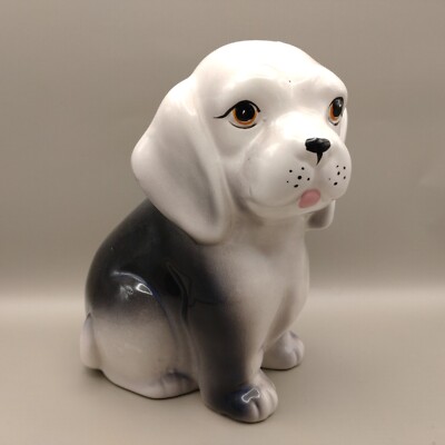 Inarco Keramik Welpe Hund Figur Made In Japan Vintage 50er 16 cm x 14 cm sehr guter Zustand