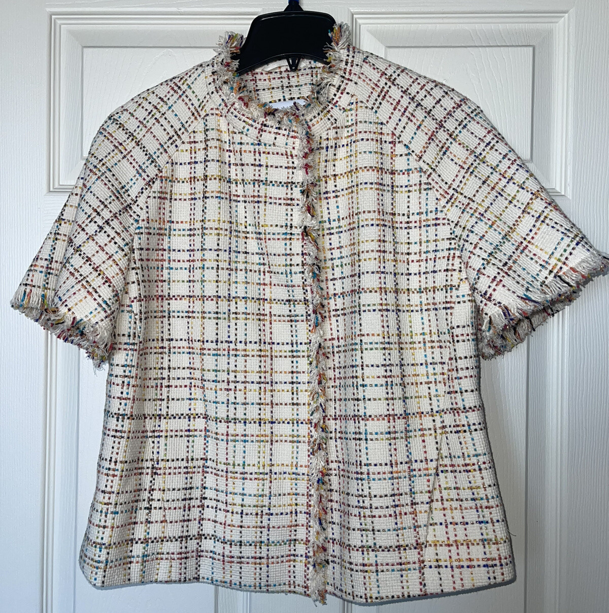 Akris women’s punto tweeted egg shape Jacket. Us 6. Sold Out! HTF! image 3