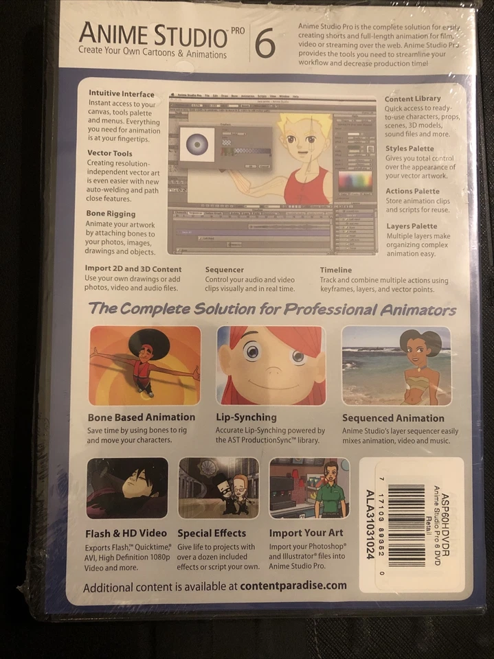 Anime Studio 6: The Official Guide by Kelly L. Murdock - New in Shrink Wrap - Image 2 of 4