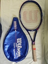 Wilson Graphite Aggressor 95 High Beam Series Tennis Racquet 4 1/2 Grip w/ Case