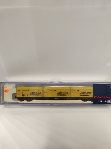 Electrotren 7710, Großraumschiebewandwagen, Aktie Gelb, Somo 2004 Doppelpack | Zustand: Neu