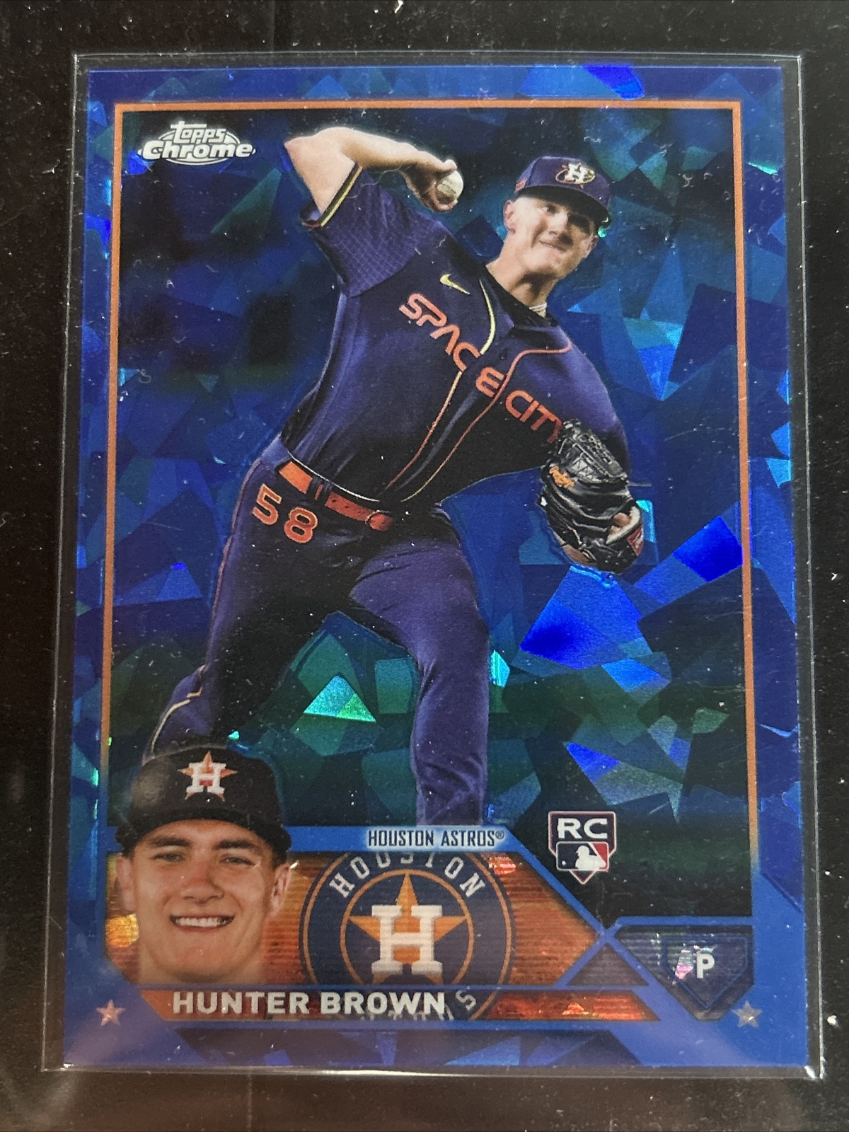 Hunter Brown 2023 Topps Chrome Sapphire Edition Baseball #111 RC