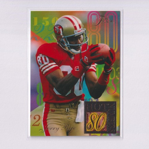 1994 Fleer Ultra Flair Hot Numbers #9 Jerry Rice - Picture 1 of 2