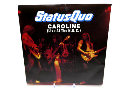 STATUS QUO / CAROLINE LIVE AT THE NEC / QUO10 1982 7'' PICTURE SLEEVE EX/EX
