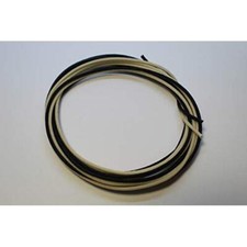 10 Feet 22 awg Gavitt Pushback Cloth Guitar Wire 22ga 5 Ft Black / 5 Ft White 