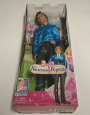Rare Barbie The Princess  Popstar Prince Liam Boy Man Doll X3692 NISB