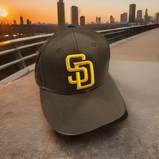 San Diego Padres Cap Hat Fitted Youth Brown Embroidered Baseball MLB