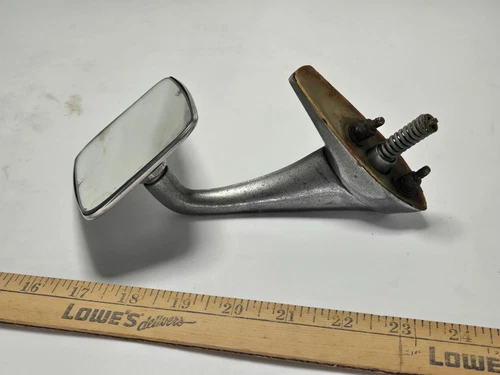 VINTAGE CHROME TEX VIEW MASTER SINGLE WING MIRROR CAR ENGLAND * MG * Jaguar *