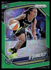 2025 Panini Prizm WNBA #95 JJ Quinerly Green Prizms