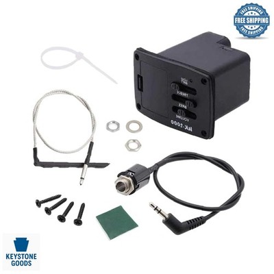 UK-2000 Ukulele & Violin Pickup with 2-Band EQ and Tuner System