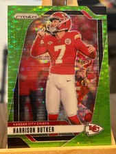 2024 Panini Prizm - Harrison Butker #144 Neon Green Pulsar Prizm