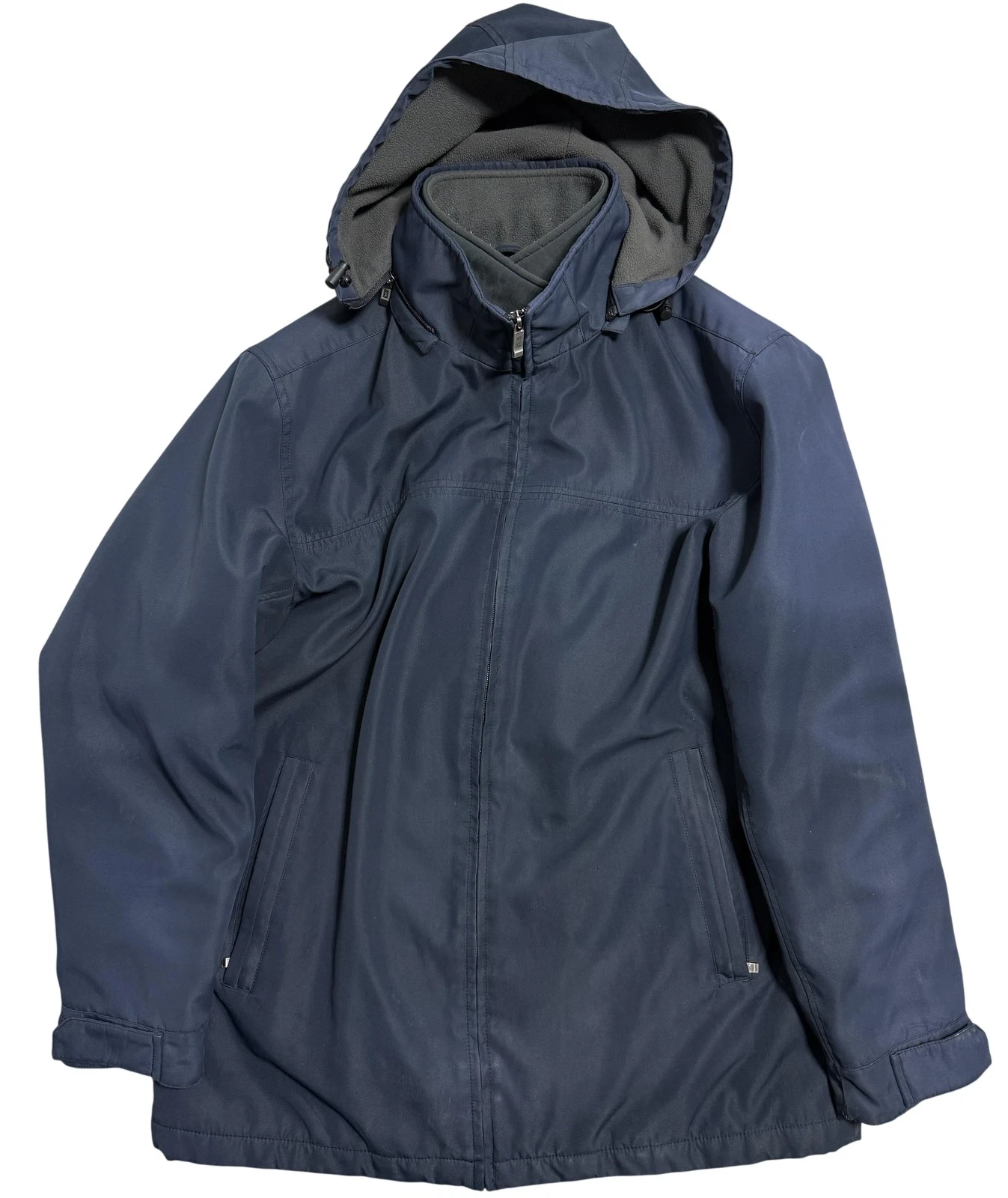 Weatherproof Jacket Mens Large Blue Hooded Fleece Lined Insulated Coat
Opens in a new window or tab