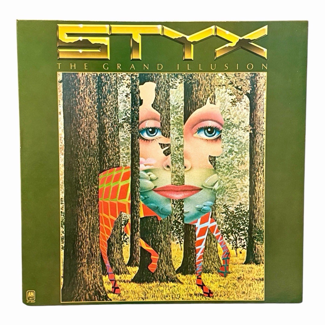 Styx The Grand Illusion LP Vinyl Album 1977 A&M Records SP-4637 Classic Rock