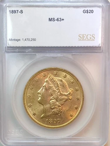 1897 S $20 GOLD LIBERTY! FLAWLESS PIECE MS++++STUNNING EYE APPEAL! WOW NR #64607