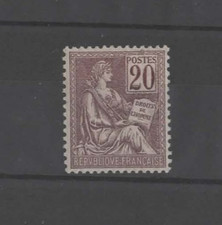timbre France neuf 1902 - N° Y&T 113 "Type Mouchon (**) cote 200,00€