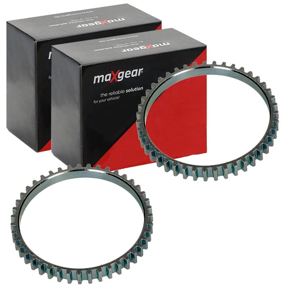 2X Maxgear ABS-SENSORRINGE Vorne Beidseitig Passend FÜR Nissan Pixo Opel Agila-image